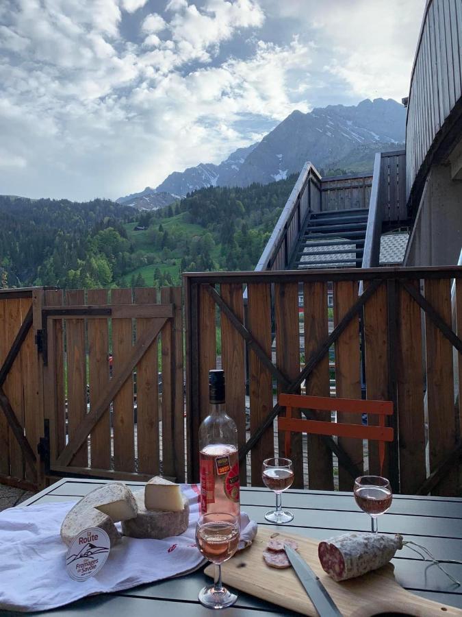Апартаменты Terrasse Sur Les Aravis Ла-Жьетта Экстерьер фото